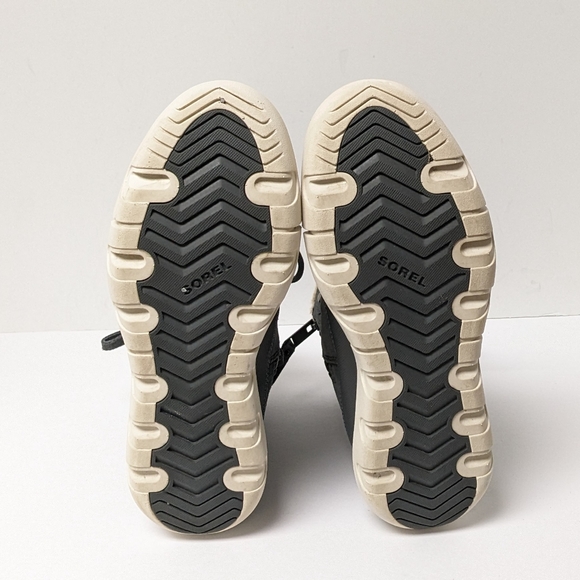 Sorel Explorer Joan Dual Zip Faux Fur Boots, Grey Suede, Women's 7.5 M - Picture 4 of 5